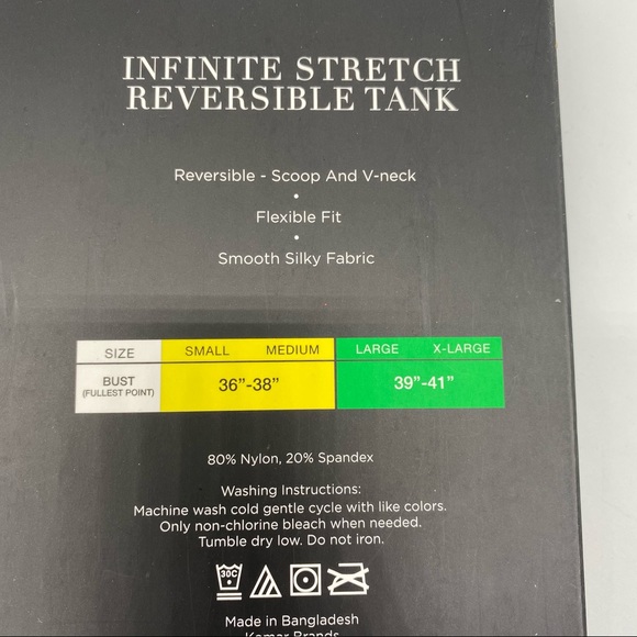 Jones New York Infinite stretch reversible tanks - Picture 4 of 5